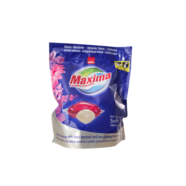 Sano Maxima Soft Silk Gel capsule pentru rufe 40 buc