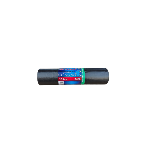 ACORD SACI MENAJERI 240 L NEGRU(10 BUC/ROLA) ACORD SACI MENAJERI 240 L NEGRU(10 BUC/ROLA)