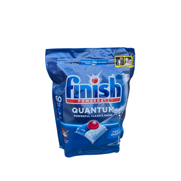 FINISH TABLETE MASINA SPALAT VASE QUANTUM ALL IN 1 60BUC FINISH TABLETE MASINA SPALAT VASE QUANTUM ALL IN 1 60BUC