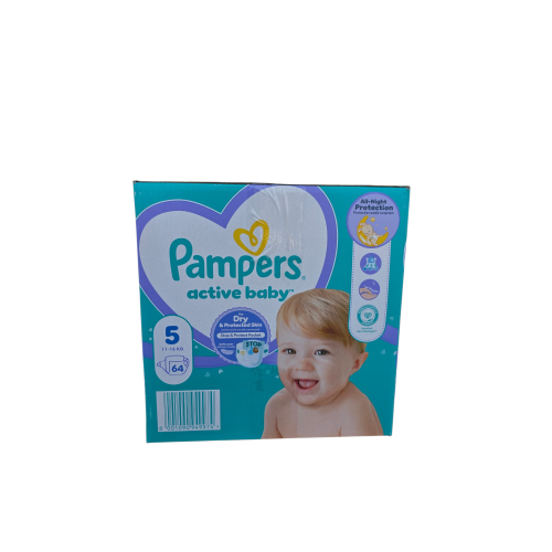 PAMPERS GIANT PACK CUTIE NR 5(64)11-16 KG NOU ALB PAMPERS GIANT PACK CUTIE NR 5(64)11-16 KG NOU ALB