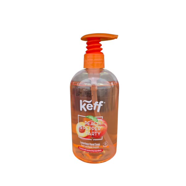 KEFF HAND SOAP PEACH/BLACK PEPPER 500ml  