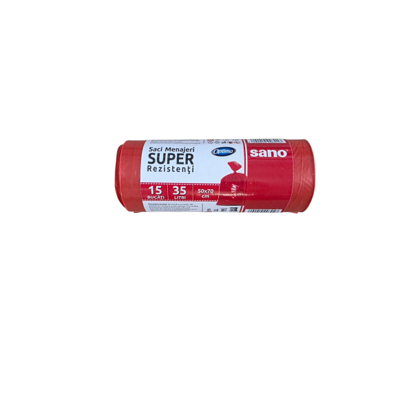 OPTIMA SACI SUPER 35L,15,50*70 ROSII  