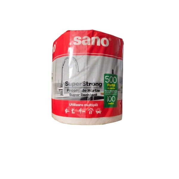 SANO Prosop din hartie monorola, 100 metri SANO Prosop din hartie monorola, 100 metri