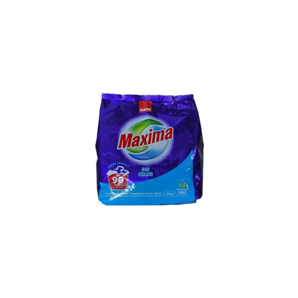 SANO MAXIMA BIO COLOR DETERGENT PUDRĂ 3,25 kg SANO MAXIMA BIO COLOR DETERGENT PUDRĂ 3,25 kg